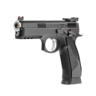 Komplettset CZ 75 SP-01 ACCU Softair-Co2-Pistole Schwarz Kaliber 6 mm BB Blowback (P18)