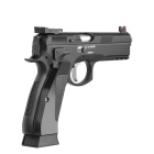 Komplettset CZ 75 SP-01 ACCU Softair-Co2-Pistole Schwarz Kaliber 6 mm BB Blowback (P18)