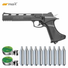 SET AirmaX CP400 Gen. 2 4,5 mm Diabolo (P18) Co2-Pistole