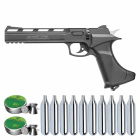 SET AirmaX CP400 Gen. 2 4,5 mm Diabolo (P18) Co2-Pistole
