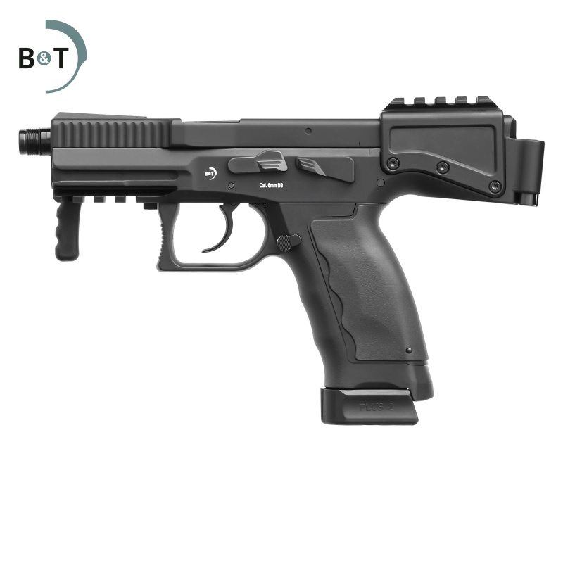 B&T USW A1 Softair-Co2-Pistole Schwarz Kaliber 6 mm BB Blowback (P18)