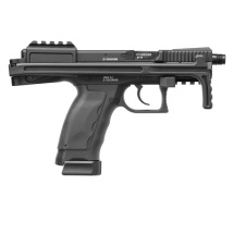 Komplettset B&T USW A1 Softair-Co2-Pistole Schwarz Kaliber 6 mm BB Blowback (P18)