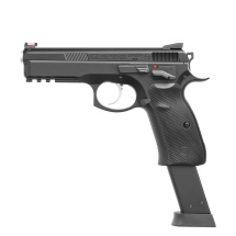 Komplettset CZ 75 SP-01 Shadow Softair-Pistole Schwarz Kaliber 6 mm BB Gas Blowback (P18)