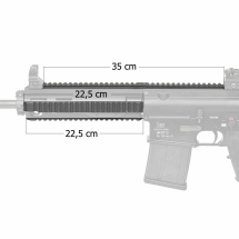 Modell II. Wahl - Heckler & Koch 417 D Vollmetall Softair-Gewehr Kaliber 6 mm BB Gas Blowback (P18)