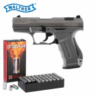 SET Walther P99 SV Schreckschuss Pistole Grau 9 mm P.A.K. (P18) + 50 Platzpatronen 9 mm P.A.K.