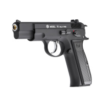 Komplettset CZ 75 Softair-Pistole Schwarz Kaliber 6 mm BB Gas Blowback (P18)
