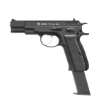 Komplettset CZ 75 Softair-Pistole Schwarz Kaliber 6 mm BB Gas Blowback (P18)