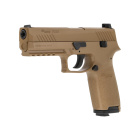 Modell II. Wahl - SIG SAUER P320 Coyote TAN Blow Back 4,5 mm Diabolo Co2-Pistole (P18)