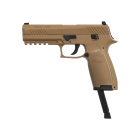 Modell II. Wahl - SIG SAUER P320 Coyote TAN Blow Back 4,5 mm Diabolo Co2-Pistole (P18)