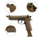 Modell II. Wahl - Beretta M9A3 FDE 4,5 mm Stahl BB Co2-Pistole Blow Back (P18)