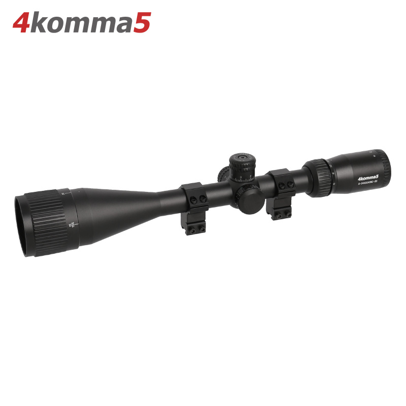 Modell II. Wahl - 4komma5 Zielfernrohr 6-24x50 AOMC Mildot beleuchtet 3 Farben mit 11 mm Montagen