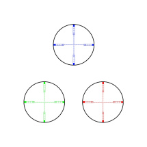 Modell II. Wahl - 4komma5 Zielfernrohr 6-24x50 AOMC Mildot beleuchtet 3 Farben mit 11 mm Montagen