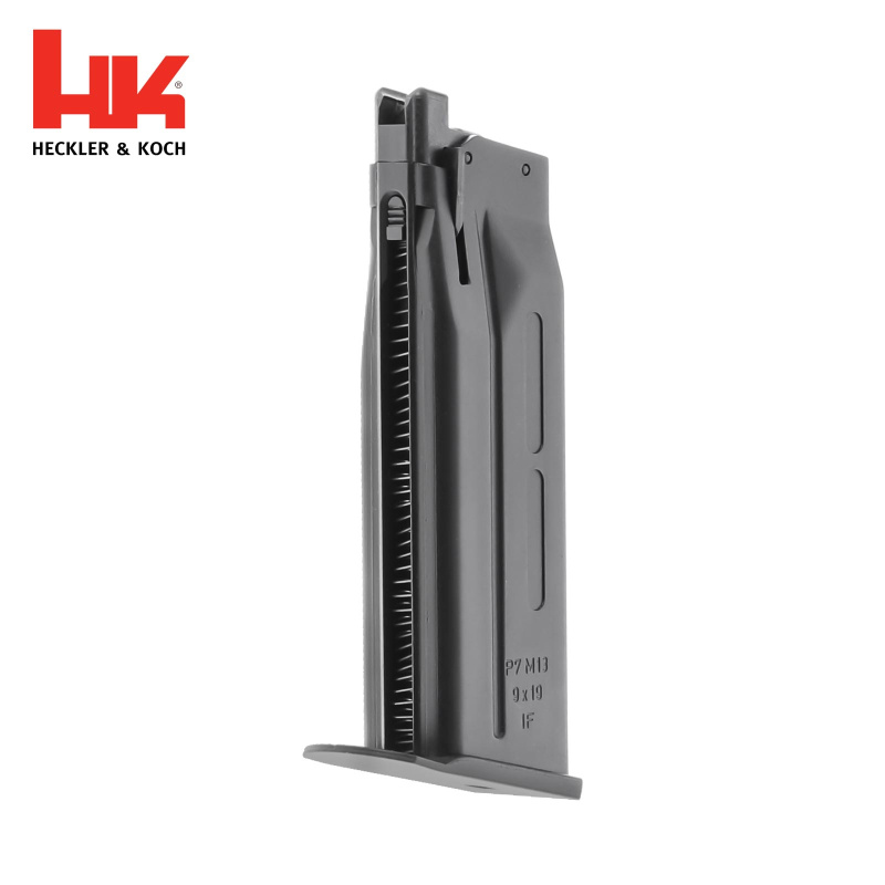 Ersatzmagazin für Heckler & Koch P7 M13 Softair-Pistole Kaliber 6 mm Gas