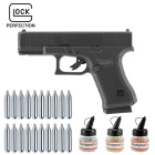 Superset Umarex Glock 19 Gen5 Schwarz Co2-Pistole Kaliber 4,5 mm Stahl BB (P18)