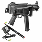 Modell II. Wahl - Heckler & Koch UMP Sportsline S-AEG Softair-Gewehr Kaliber 6 mm BB (P18) + Akku und Ladegerät