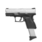 Komplettset Springfield XDM Compact Bicolor 6 mm BB Softair-Pistole Gas Blowback (P18)