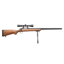 GSG MB03 Sniper Holzoptik Softair-Gewehr Kaliber 6 mm BB Federdruck (P18) + Zielfernrohr 3-9x40
