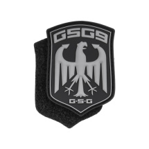 GSG-9 Rubber Patch 3D schwarz-grau