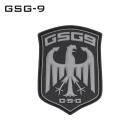 GSG-9 Rubber Patch 3D schwarz-grau