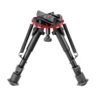 4komma5 Bipod / Zweibein  mit Rändelschraube 16-23 cm