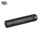 Pirate Arms Schalldämpfer V2 Schwarz 145x30 mm - 14 mm CCW Linksgewinde (P18)