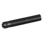 Pirate Arms Schalldämpfer Pro Silencer Schwarz 195x30 mm - 14 mm CCW Linksgewinde (P18)