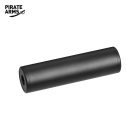 Pirate Arms Schalldämpfer LW Silencer Schwarz 145x30 mm - 14 mm CW / CCW - Rechts- /Linksgewinde (P18)