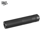 Pirate Arms Schalldämpfer Pro Silencer Schwarz 155x30 mm - 14 mm CCW Linksgewinde (P18)