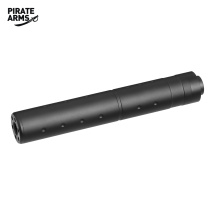 Pirate Arms Schalldämpfer V2 Schwarz 195x30 mm - 14...