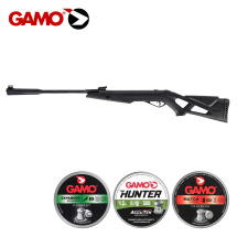 SET Gamo Luftgewehr Whisper X Knicklauf Kaliber 4,5 mm Diabolo (P18) + 1250 Diabolos