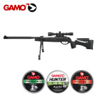 SET Gamo Luftgewehr HPA MI Maxxim Kaliber 4,5 mm Diabolo (P18) + 3-9x40 WR Zielfernrohr + Zweibein + 1250 Diabolos