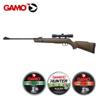 SET Gamo Luftgewehr Big Cat 1000 E Barricade Knicklauf Kaliber 4,5 mm Diabolo (P18) + 4x32 WR Zielfernrohr + 1250 Diabolos