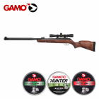 SET Gamo Luftgewehr Hunter Maxxim IGT - Kaliber 5,5 mm Diabolo (P18) + 4x32 Zielfernrohr + 750 Diabolos