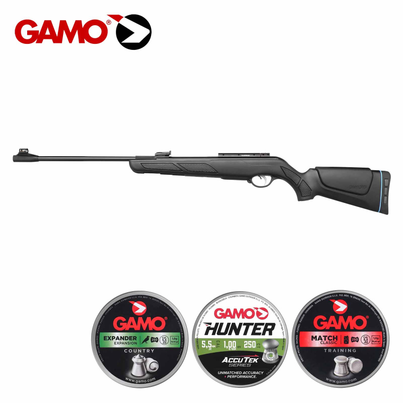 SET Gamo Luftgewehr Shadow IGT Kaliber 5,5 mm Diabolo (P18) + 750 Diabolos