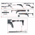 T4E Carbine Conversion Kit  für HDR 68 / TR 68 - Anschlagschaft