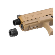 Glock 19X MOS Softair-Co2-Pistole Coyote Kaliber 6 mm BB (P18)