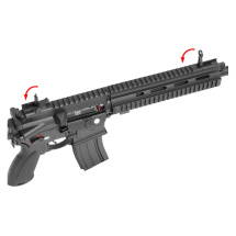 Heckler & Koch HK416 A5 Sportsline EyeTrace S-AEG Softair-Gewehr Kaliber 6 mm BB Schwarz (P18)