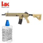 SET Heckler & Koch HK416 A5 Sportsline EyeTrace S-AEG Softair-Gewehr Kaliber 6 mm BB Grünbraun (P18) + 800 BBs