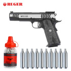 SET Ruger SR1911 Competiton Two-Tone-Finish Kaliber 4,5 mm Stahl BB Blowback (P18)
