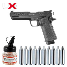 SET Umarex UX Stratix Schwarz Kaliber 4,5 mm Stahl BB...
