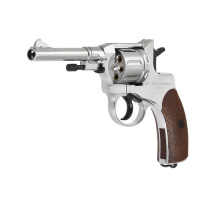 Borner NGT Co2-Revolver Vollmetall Kaliber 4,5 mm Diabolo Verchromt (P18)