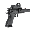 Modell II. Wahl - Umarex Racegun SET mit LPV 4,5 mm Stahl BB Blowback Co2-Pistole (P18)