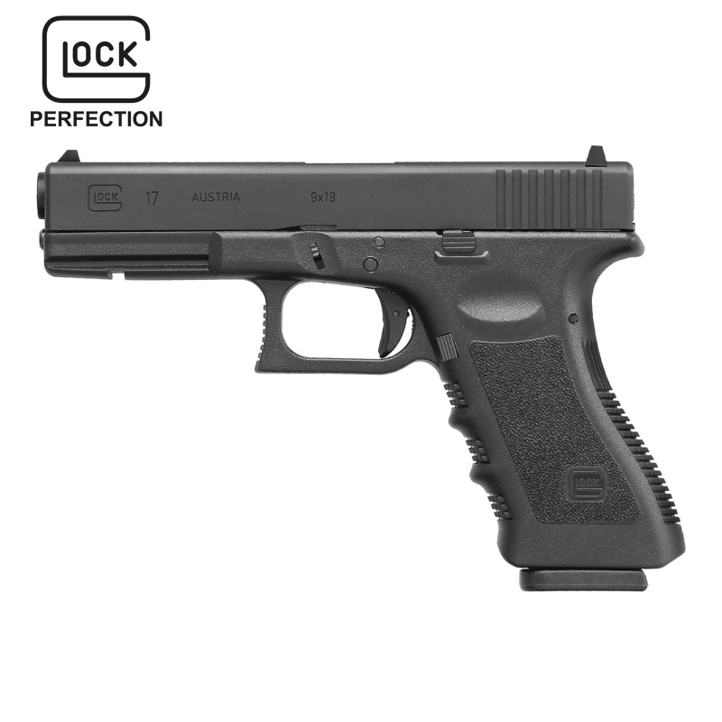Modell II. Wahl - Glock 17 Softair-Pistole CNC-gefräster Stahlschlitten Kaliber 6 mm BB Gas Blowback (P18)