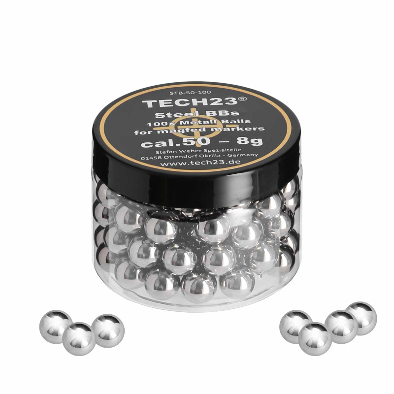 Chromstahlkugeln Kal .50 - 100 Stück