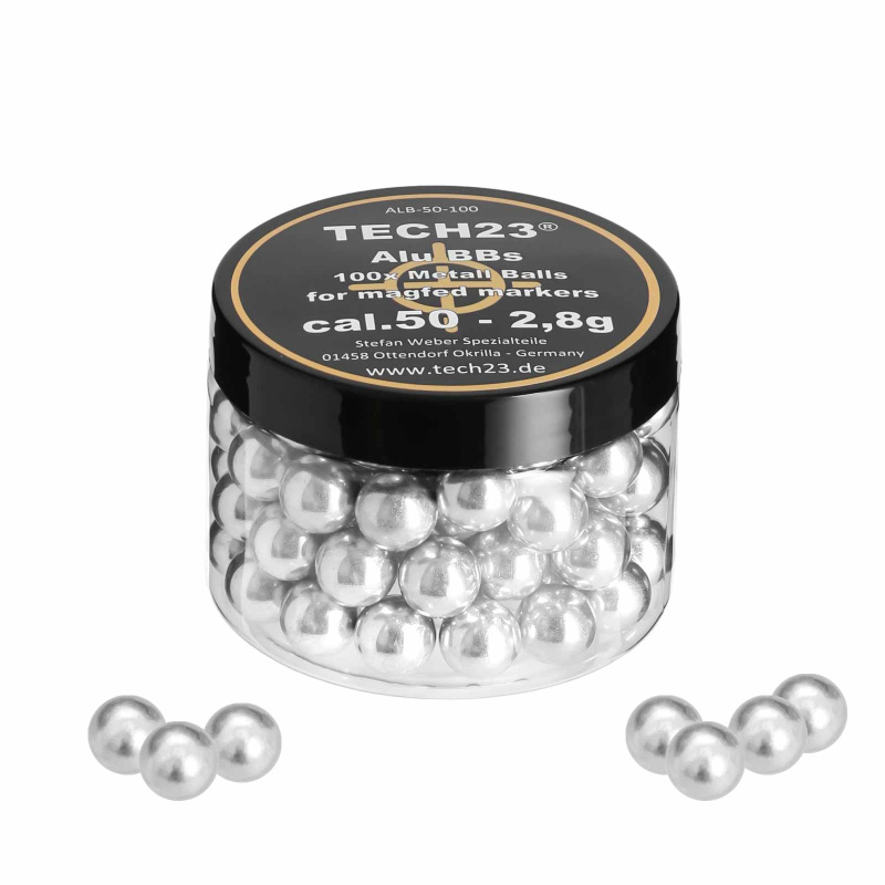 Aluminiumballs / Aluminiumgeschosse Kal .50 - 100 Stück