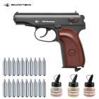 Superset Borner PM49 Co2 Pistole 4,5 mm BB Blowback (P18)