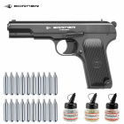 Superset Borner TT Co2 Pistole 4,5 mm BB Blowback (P18)