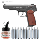SET Borner APS-M Co2 Pistole 4,5 mm BB (P18)