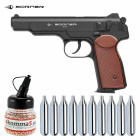 SET Borner APS-S Co2 Pistole 4,5 mm BB (P18)