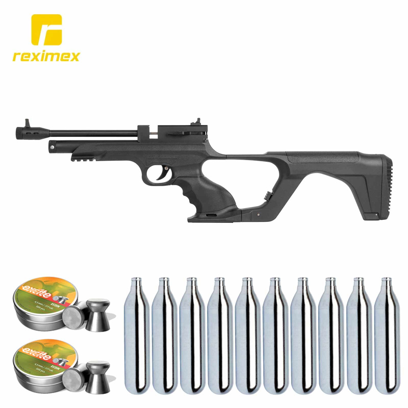 SET Reximex Morpho Co2-Gewehr / Co2-Pistole 4,5 mm Diabolo (P18)